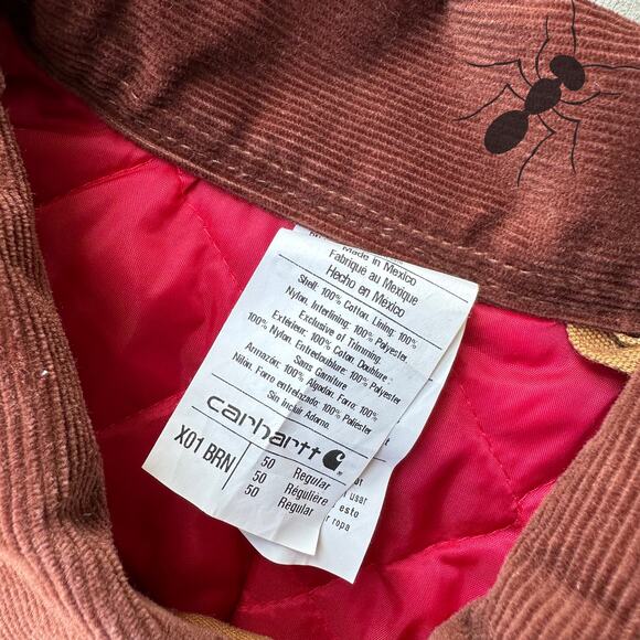 Vintage Y2K Carhartt brown cropped Detroit style work wear jacket - Picture 5 of 7